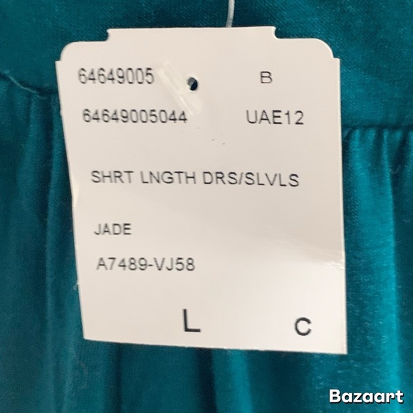 Forever 21 Blue Sleeveless Scoop Neck Midi Sundress - Picture 6 of 6